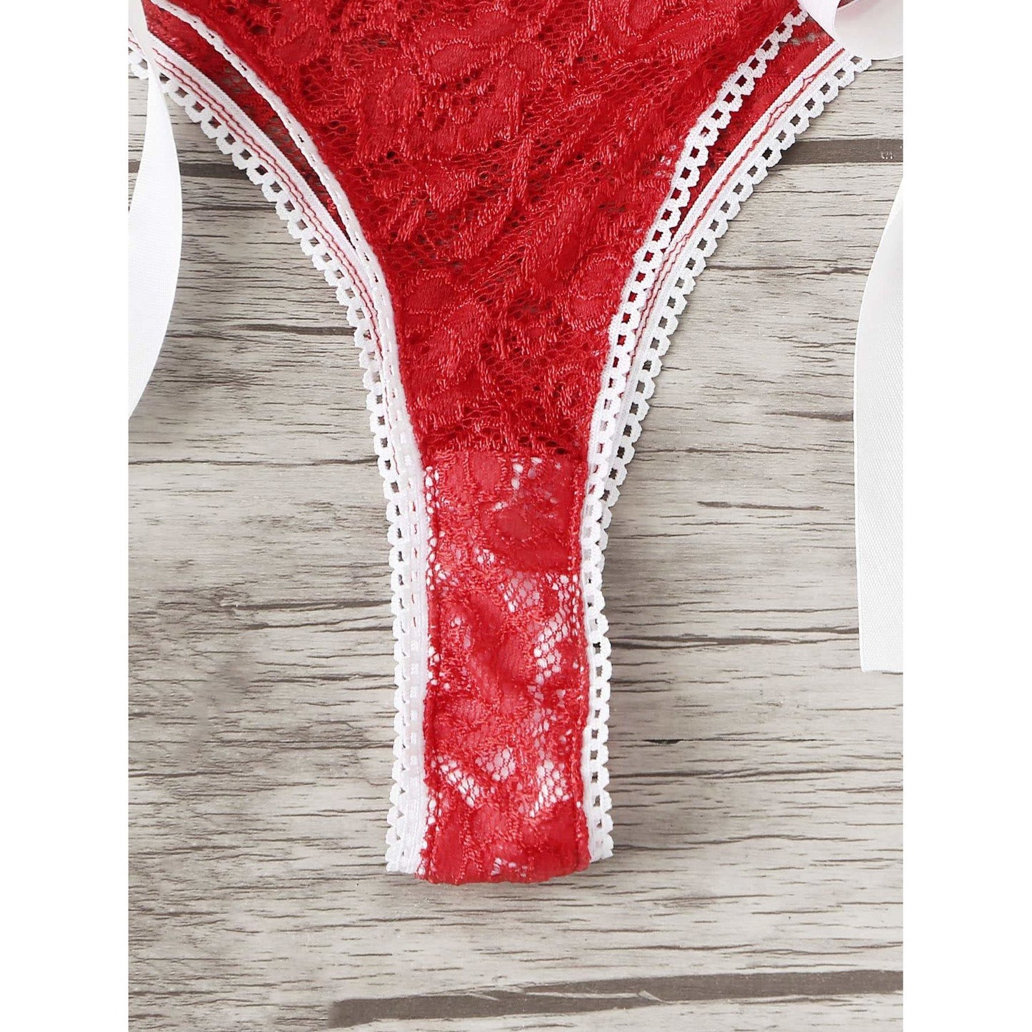 Bre Tie Side Lace Lingerie Set