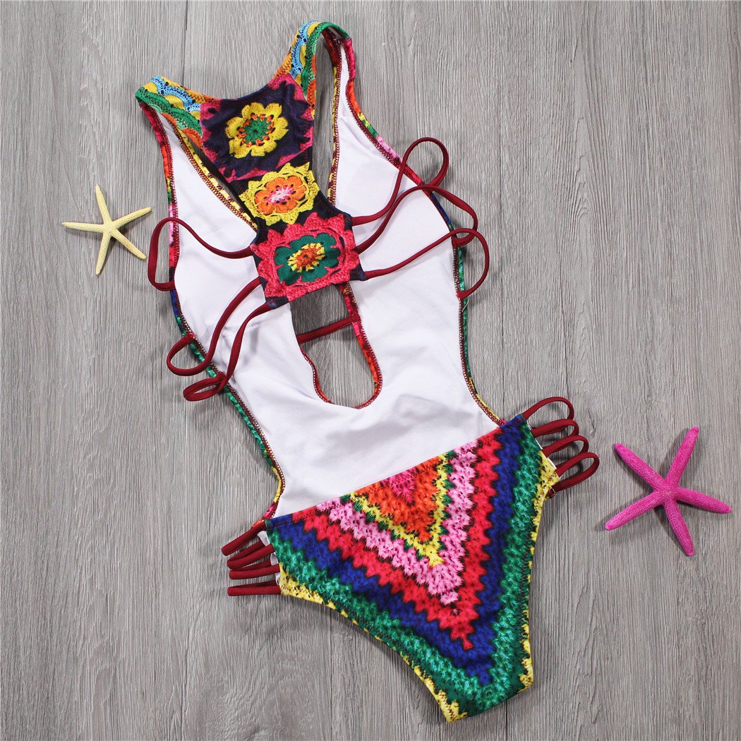 Rainbow One Piece Swimsuit