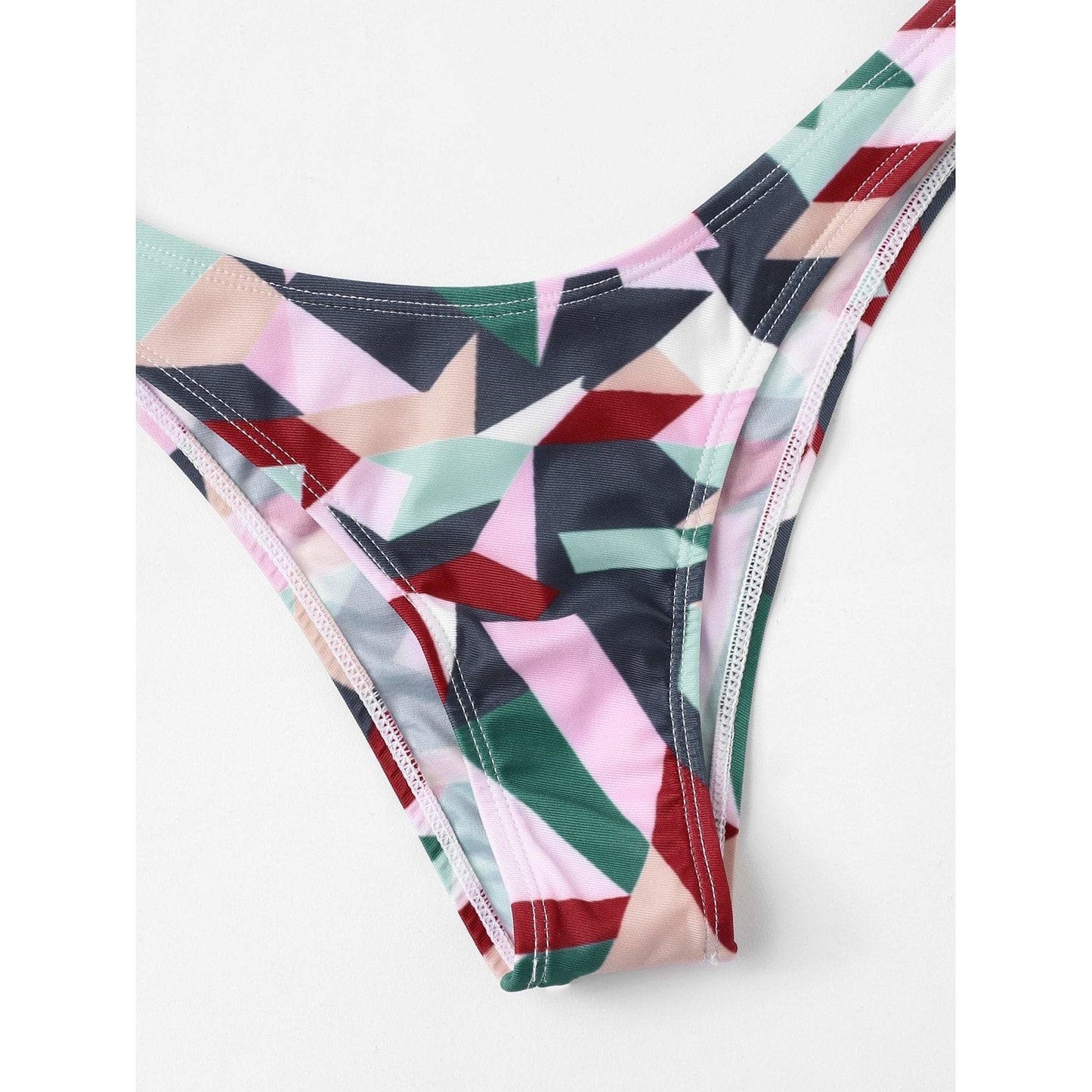 Geometric Print Bikini Set
