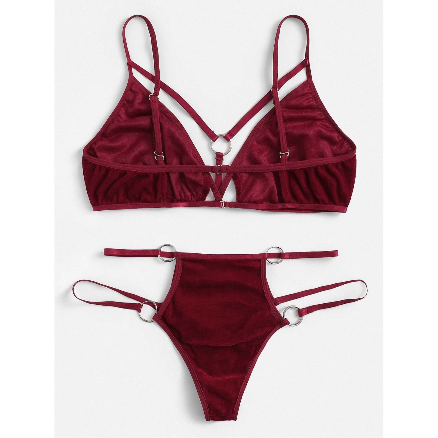 Devine Velvet Lingerie Set