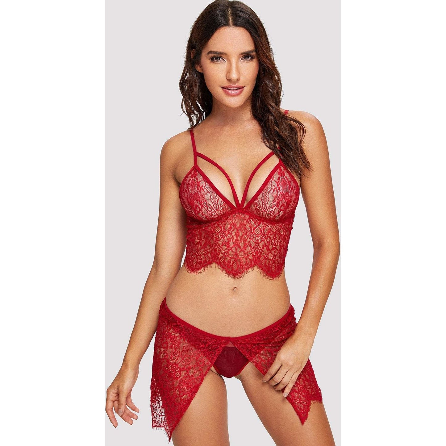 Jenifer Lace Lingerie Set