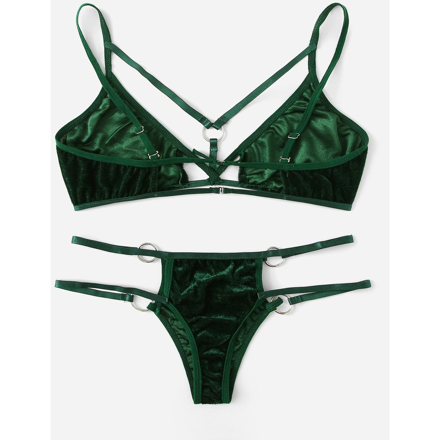 Devine Velvet Lingerie Set