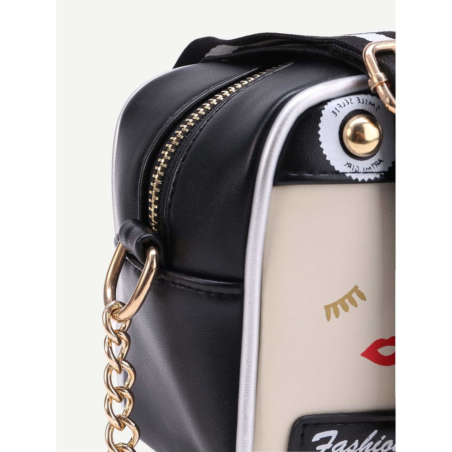 Camera Shaped Crossbody Bag With Buckle