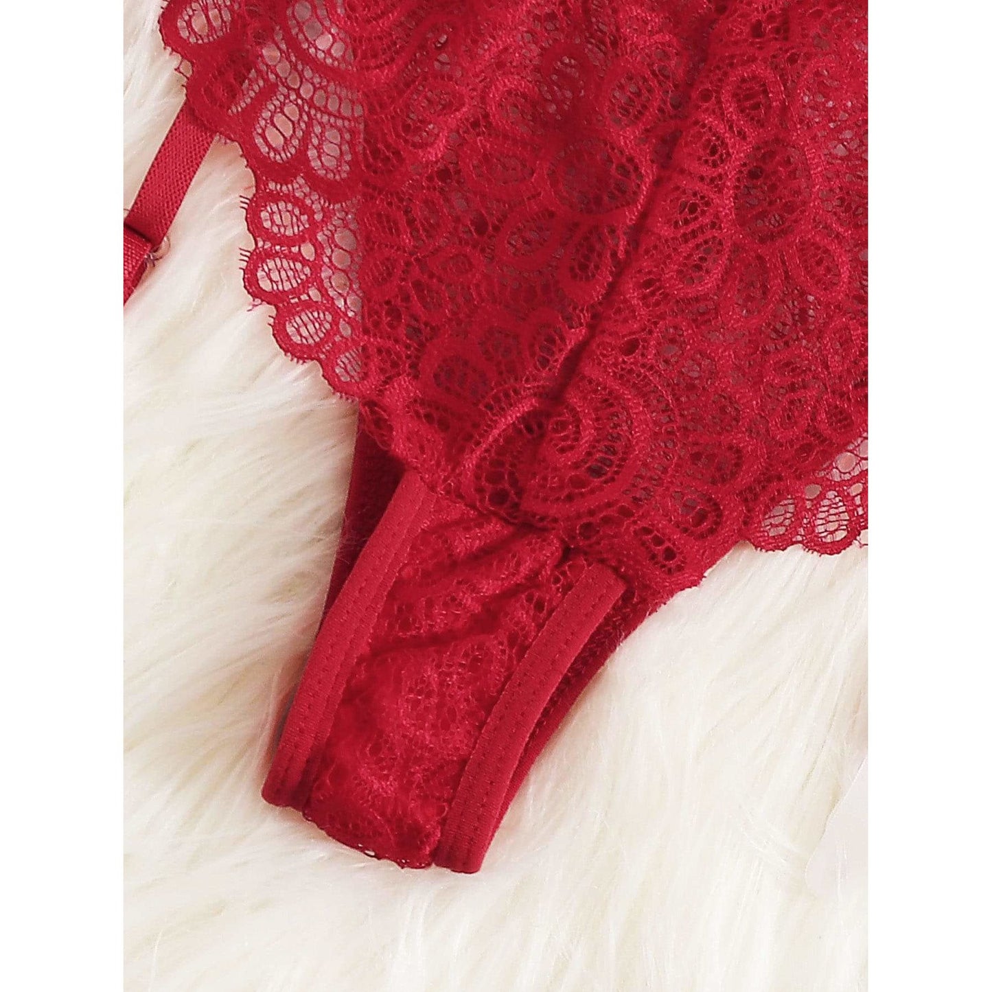 Carrie Lace Garter Lingerie Set