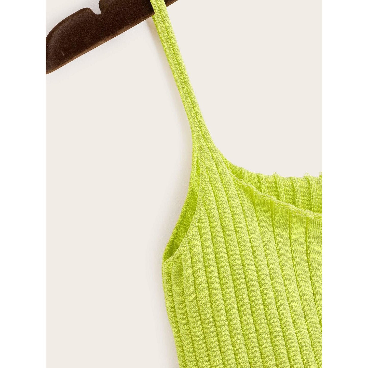 Button Up Ribbed Cami Top