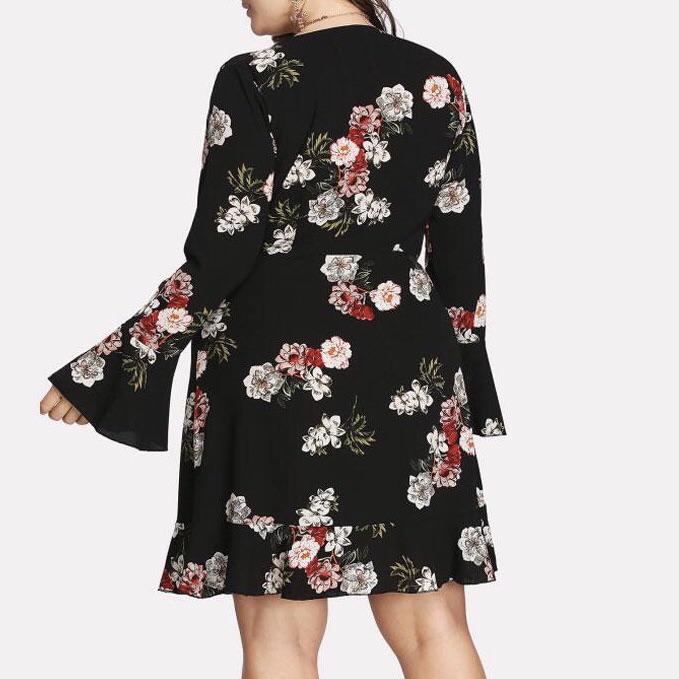 Lucille Floral Plus Size Dress