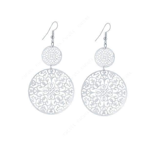 Bijouterie Round Dangling Earrings
