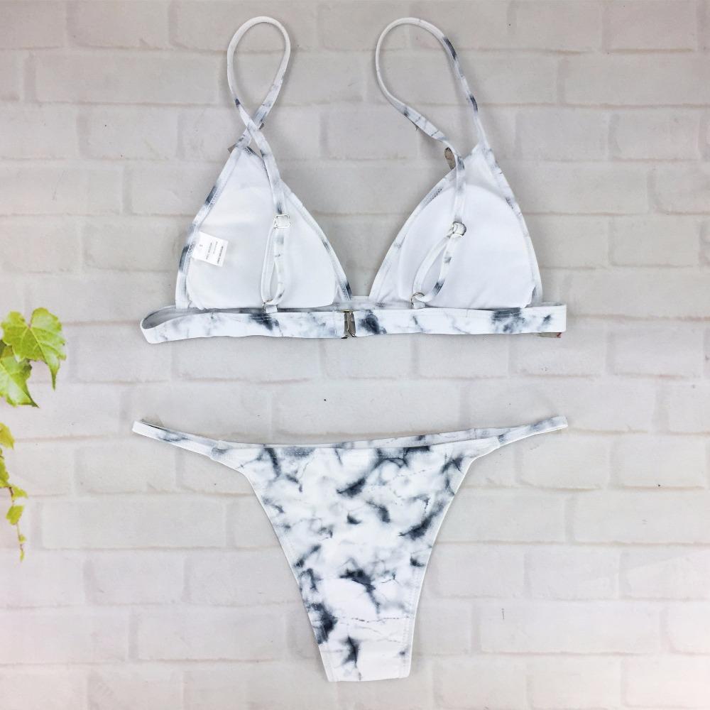 Marble Micro Bikini Set