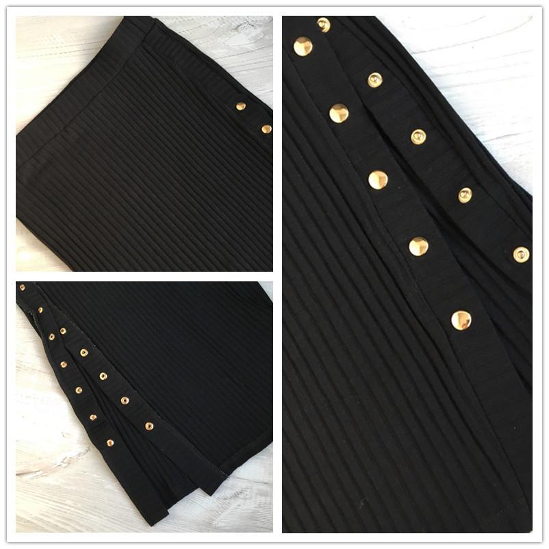 Isabel High Slit Pencil Skirt