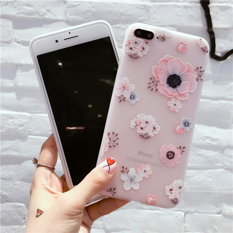 Cute Floral & Kitty Case