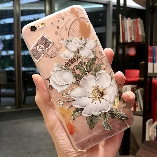 Cute Floral & Kitty Case
