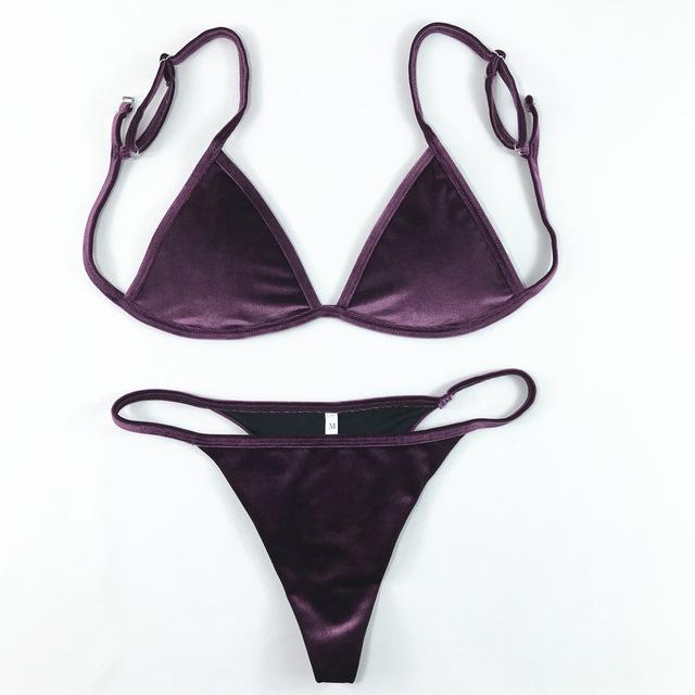 Elizabeth Velvet Bikini Set