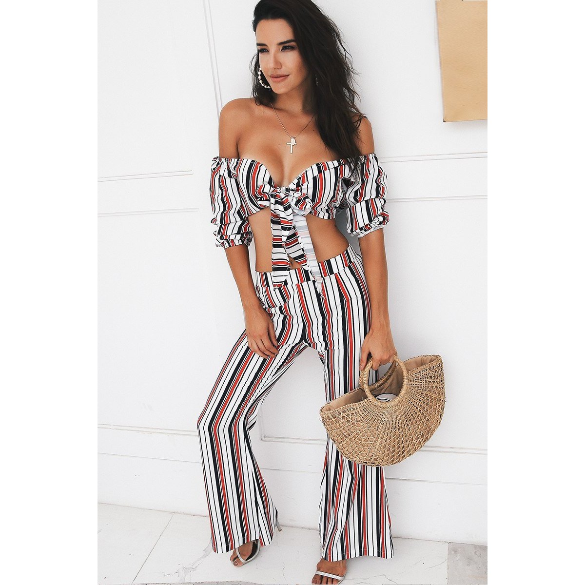 Isabella Stripe Two Piece Set