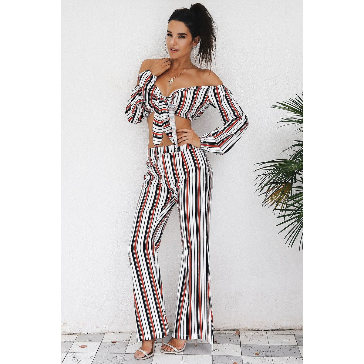 Isabella Stripe Two Piece Set