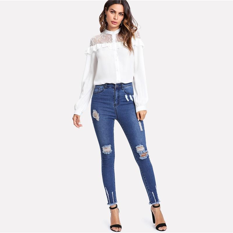 Evie Ripped Denim Jeans