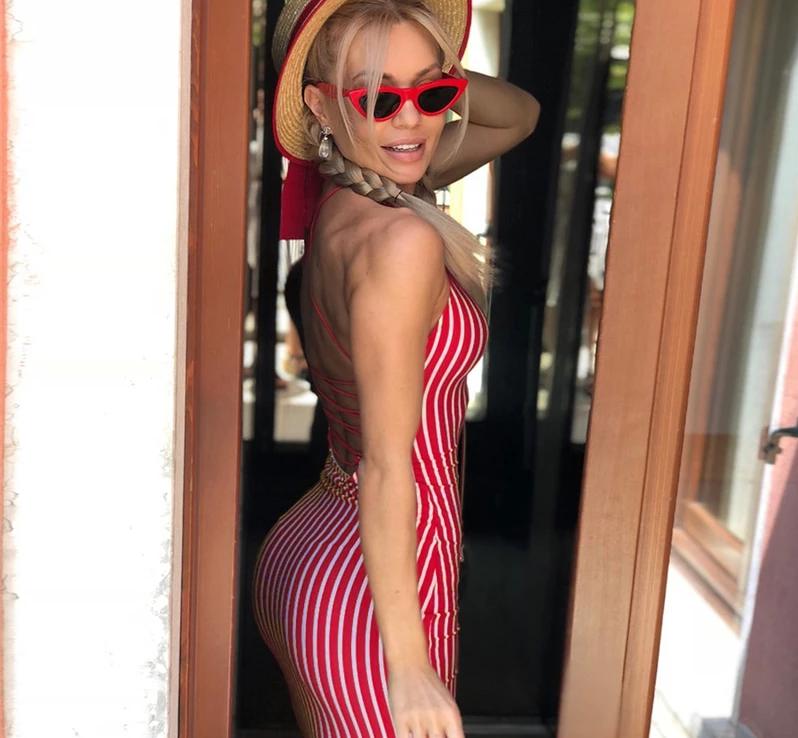 That One Red Striped Dress