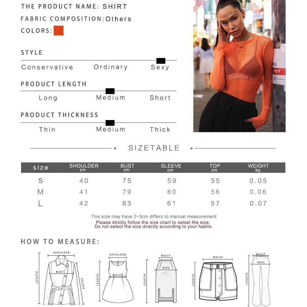 Sanara Orange Mesh Tee