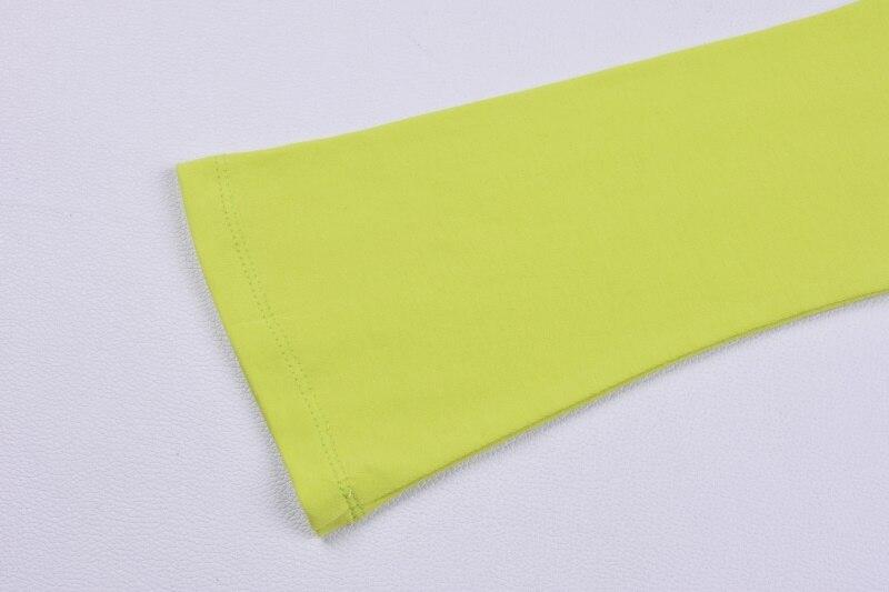 Kenya Neon Hollow Out Crop Top