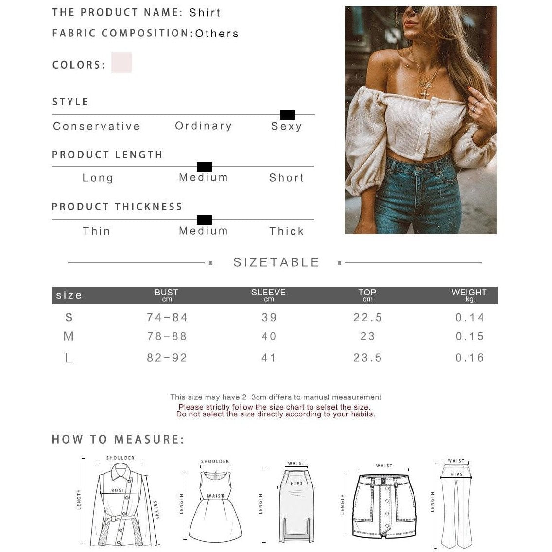 Katy Button Up Off Shoulder Crop Top