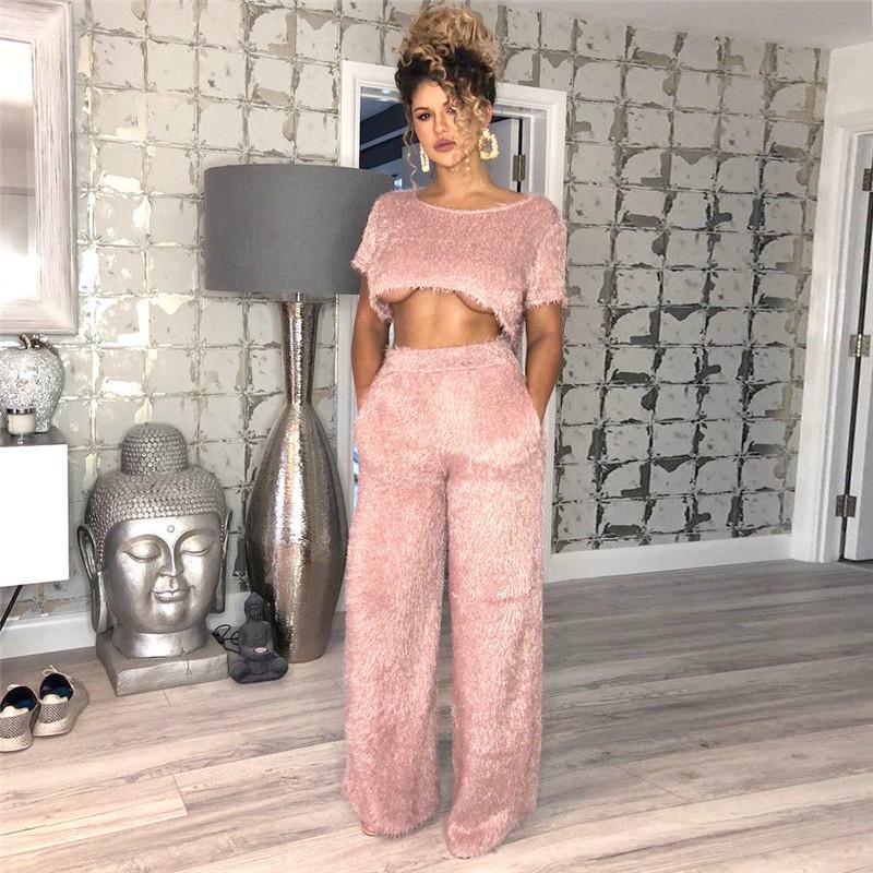 Calandra Fluffy Two Piece Set