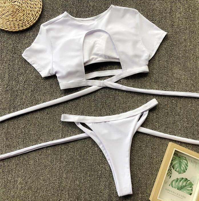 Anastasia Strappy Thong Bikini Set