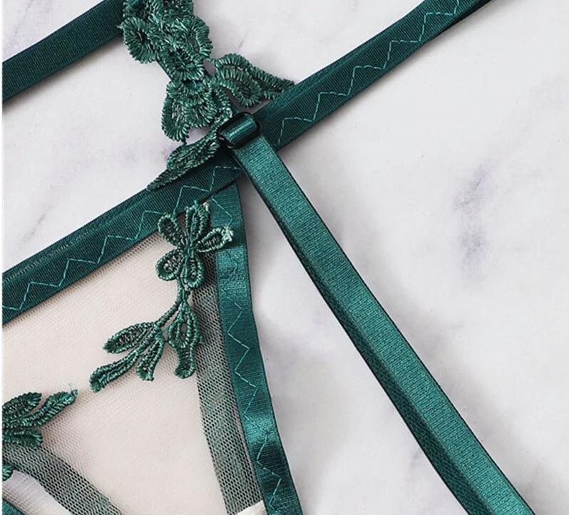 Cool Green Lingerie Set
