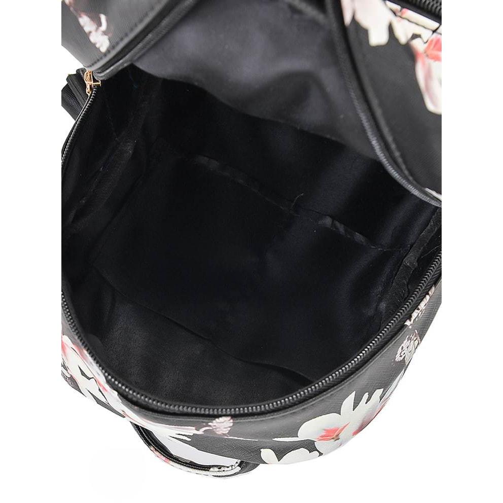 Vintage Flower Print Backpack