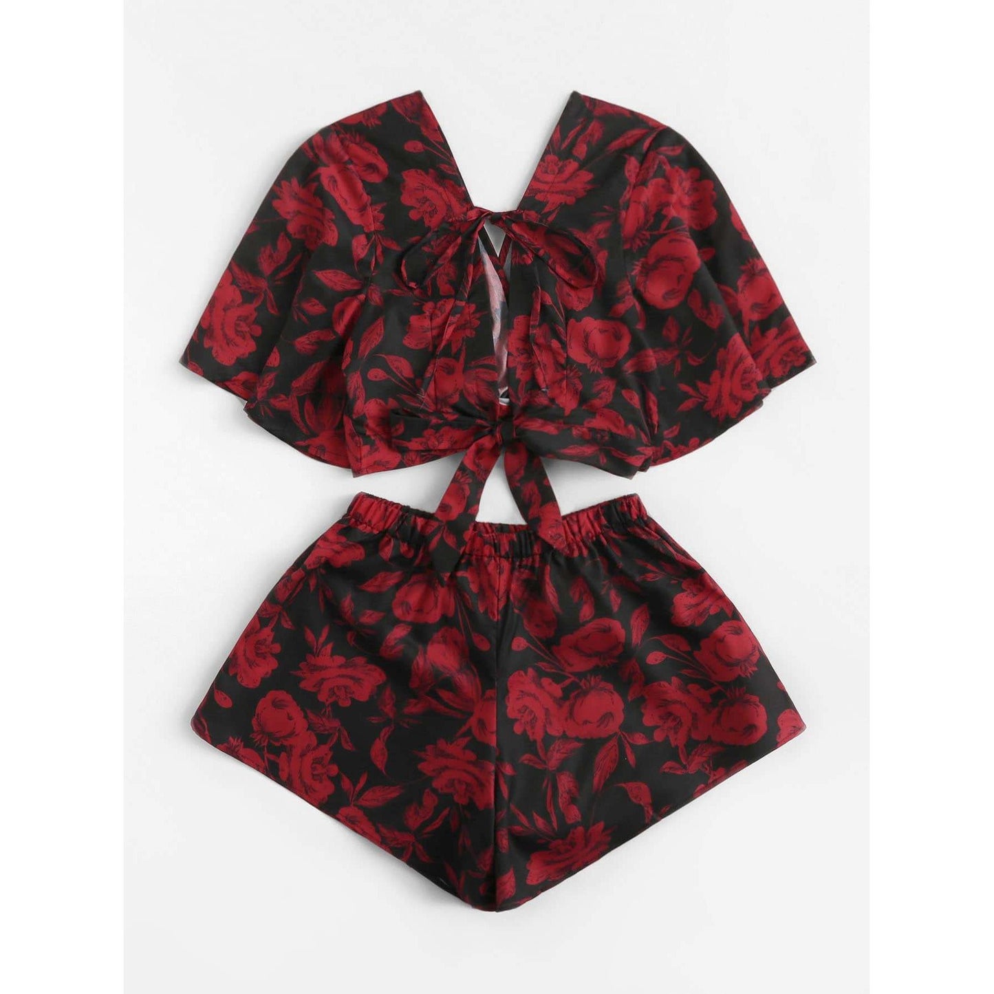 Jessey Floral Print Knot Set