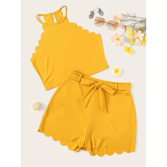 Mellow Yellow Belted Set