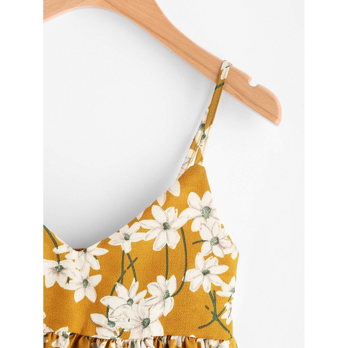 Floral Print Random Babydoll Cami Top