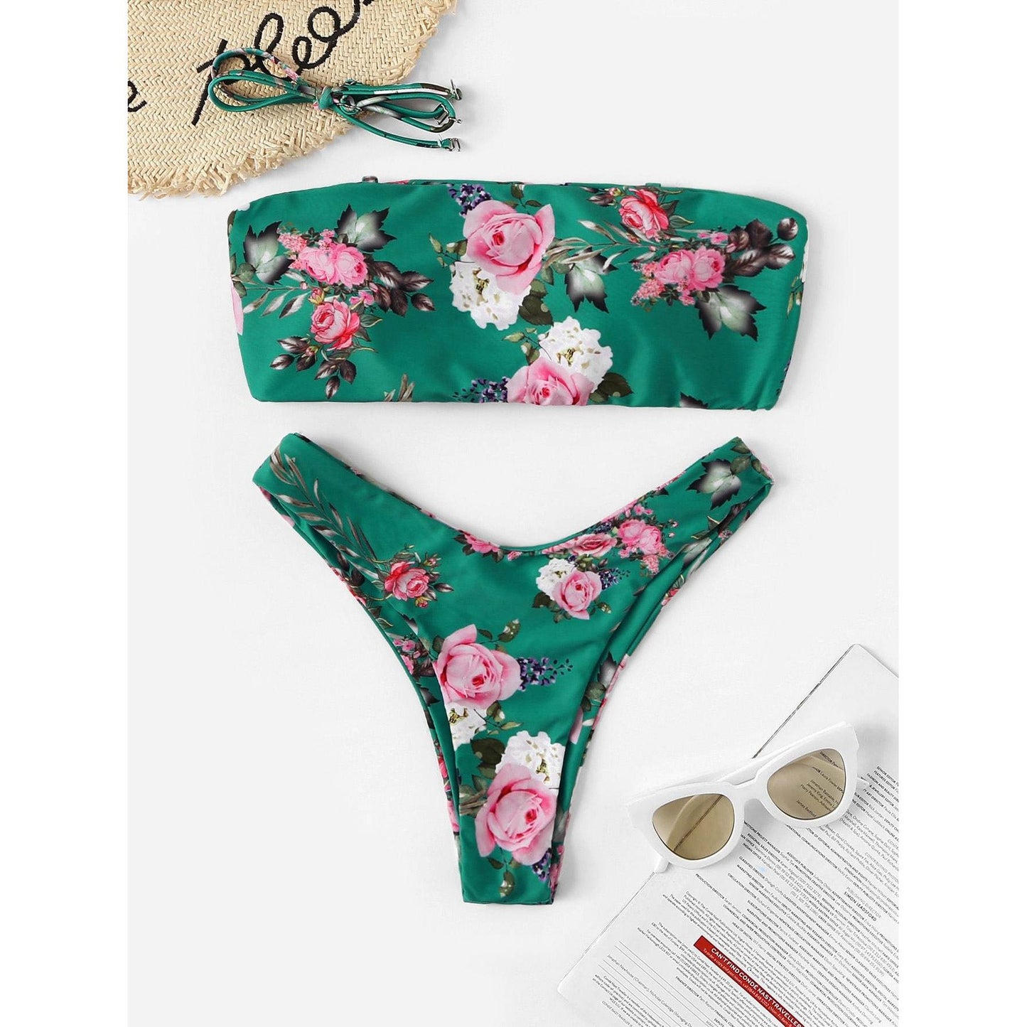 Tiff Floral Micro Bikini Set