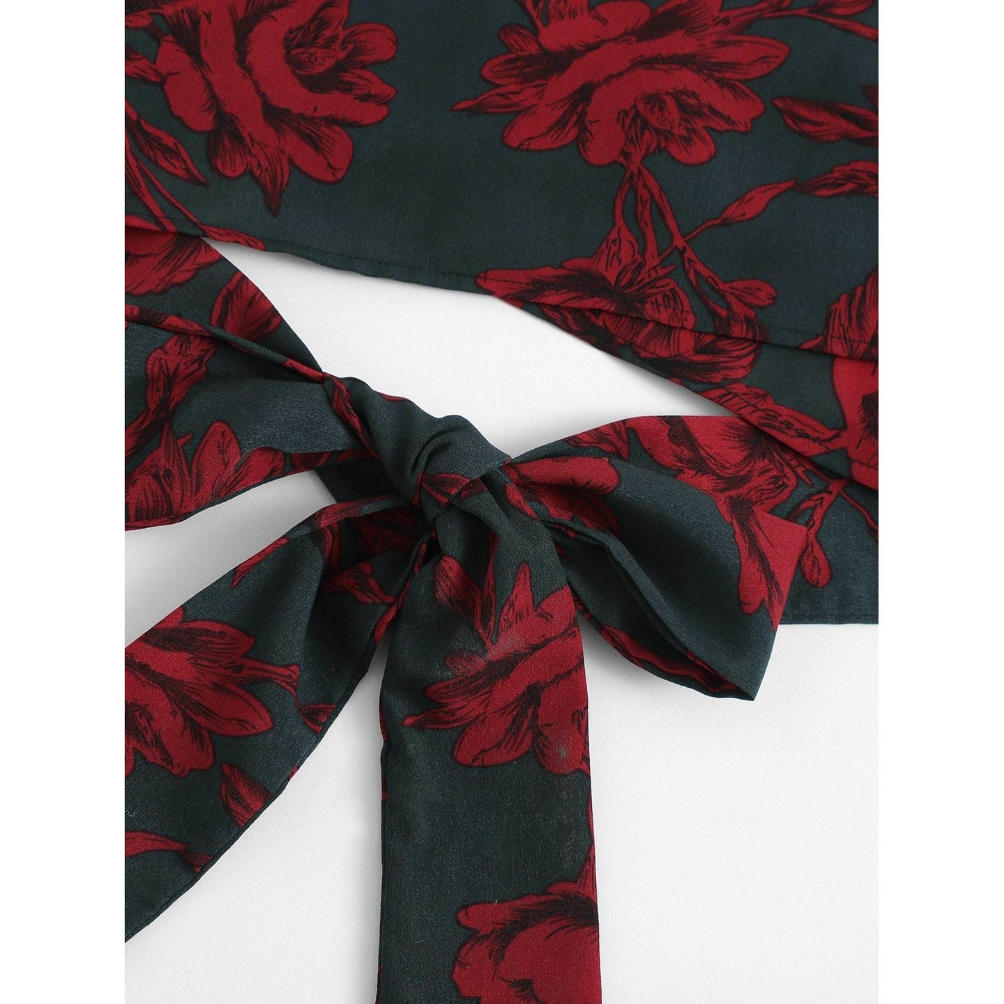 Floral Print Wrap Knot Set