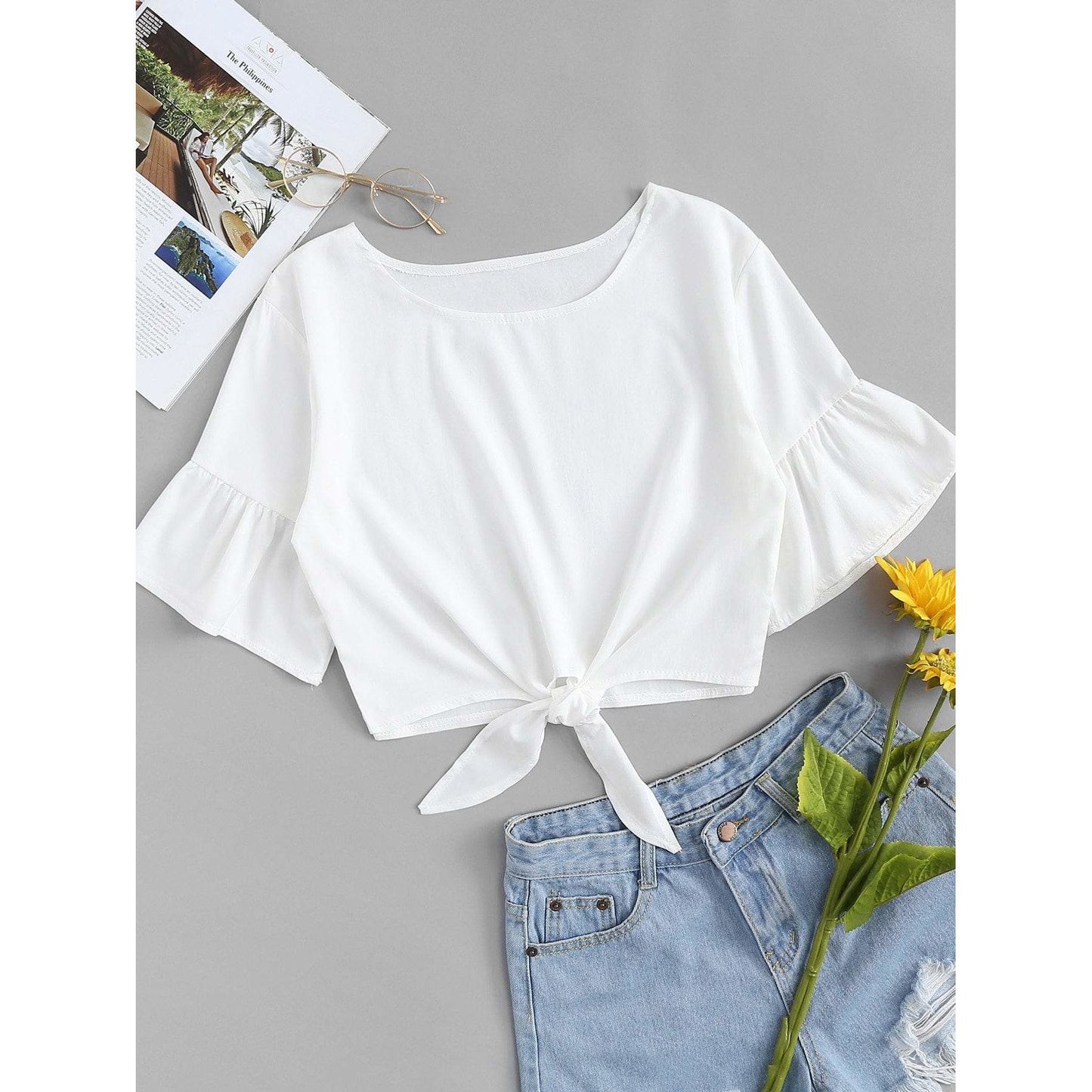 Tiffany Knot Hem Top