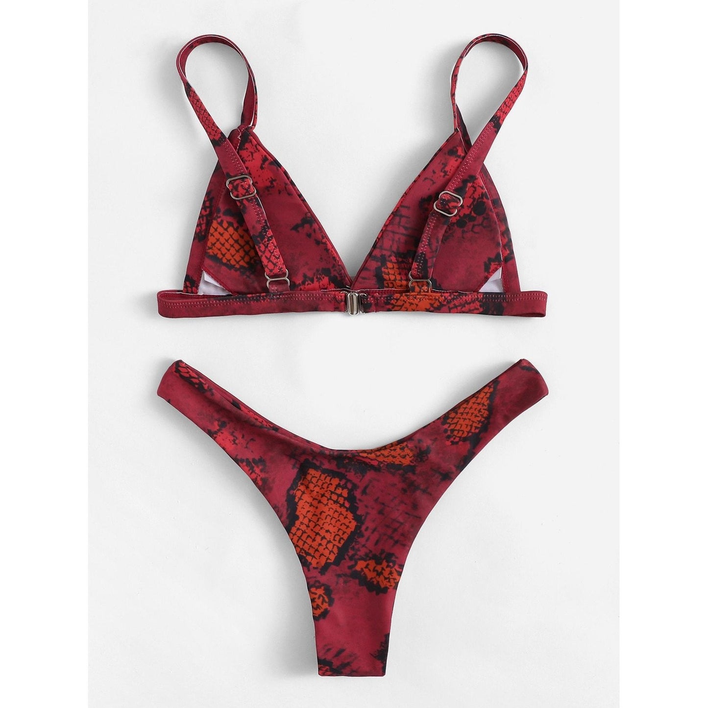 Medusa Snakeskin Print Bikini Set