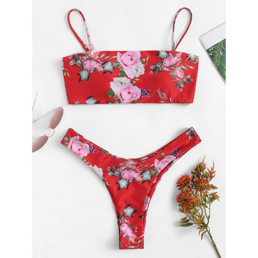 Tiff Floral Micro Bikini Set