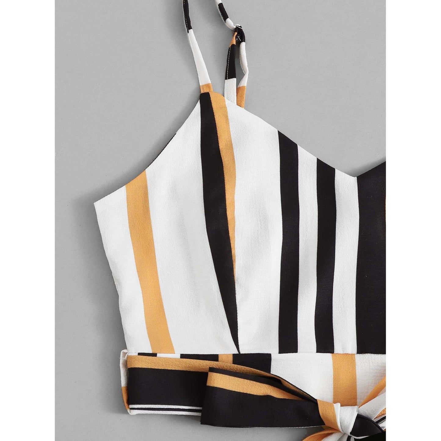 Val Striped Knot Top Set