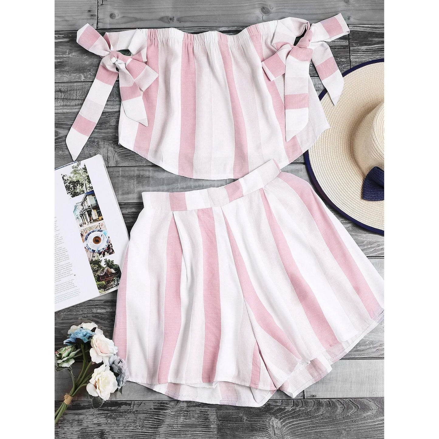 Trixie Sash Tie Sleeve Set