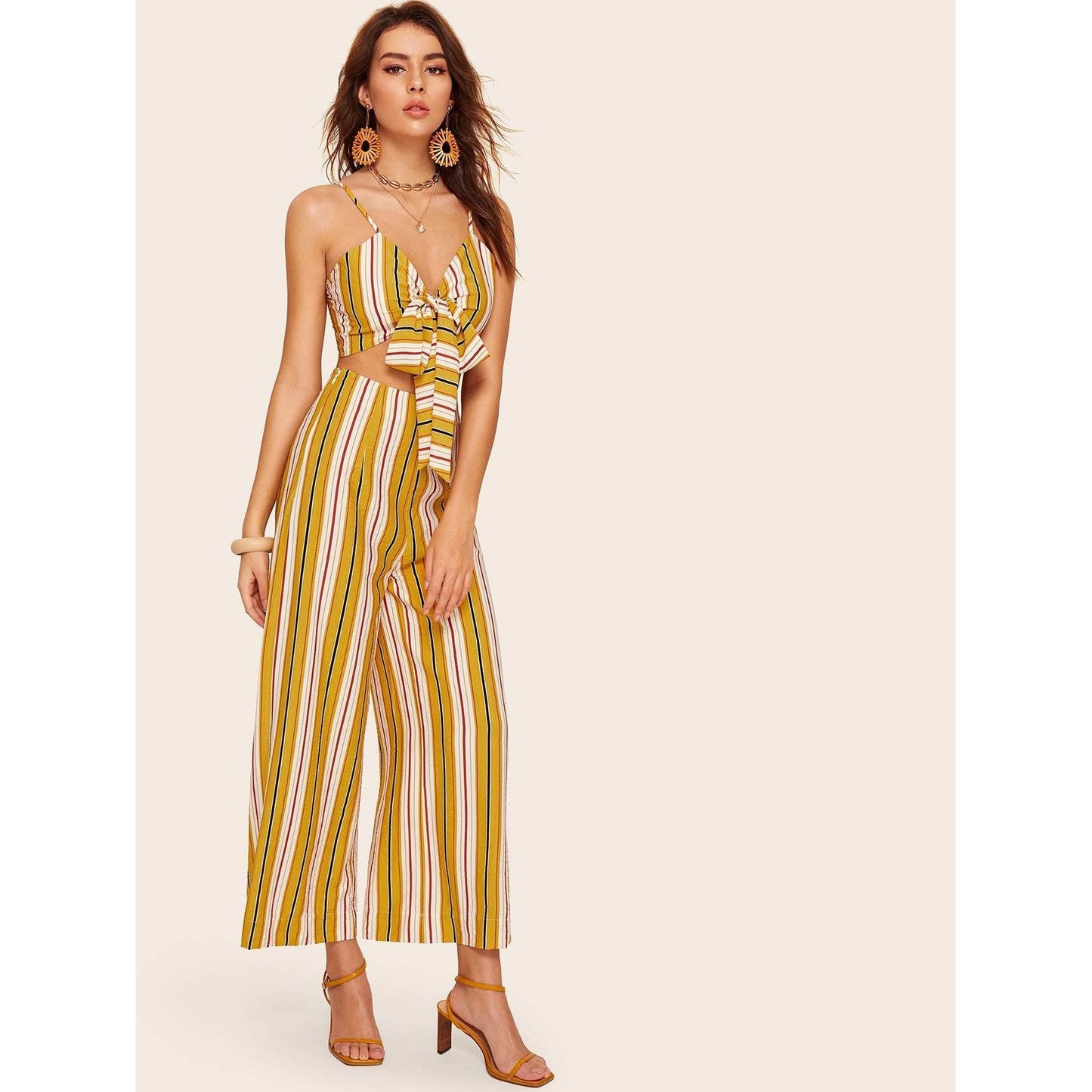 Too Smooth Striped Yellow Set