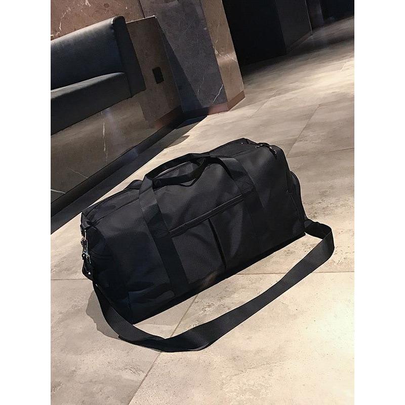 Solid Nylon Duffle Bag