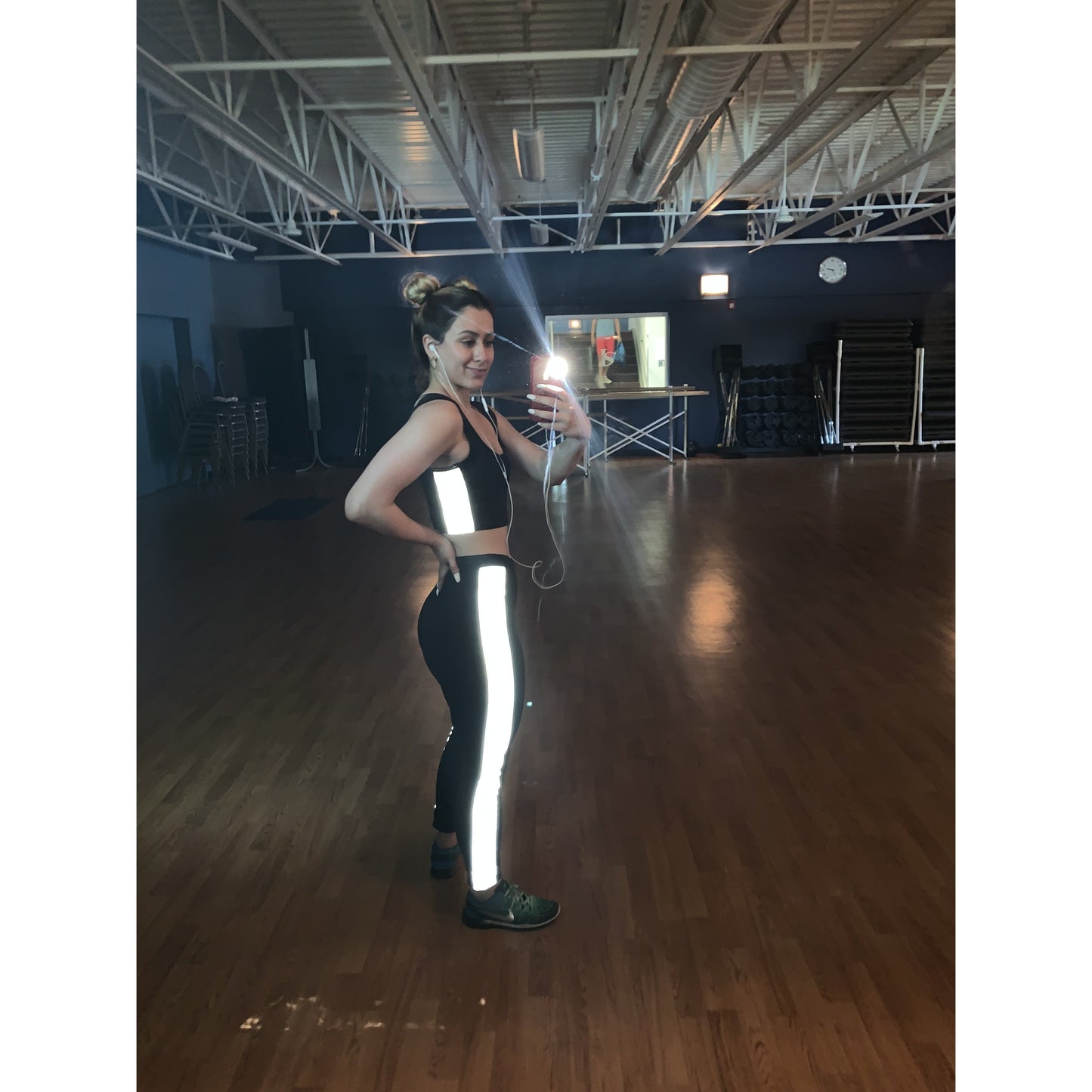 Reflective Side Stripe Legging