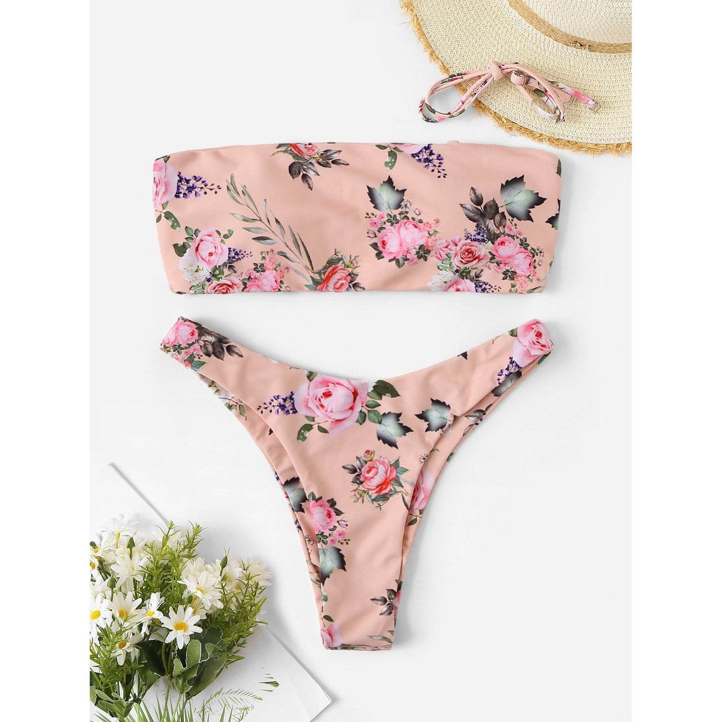 Tiff Floral Micro Bikini Set