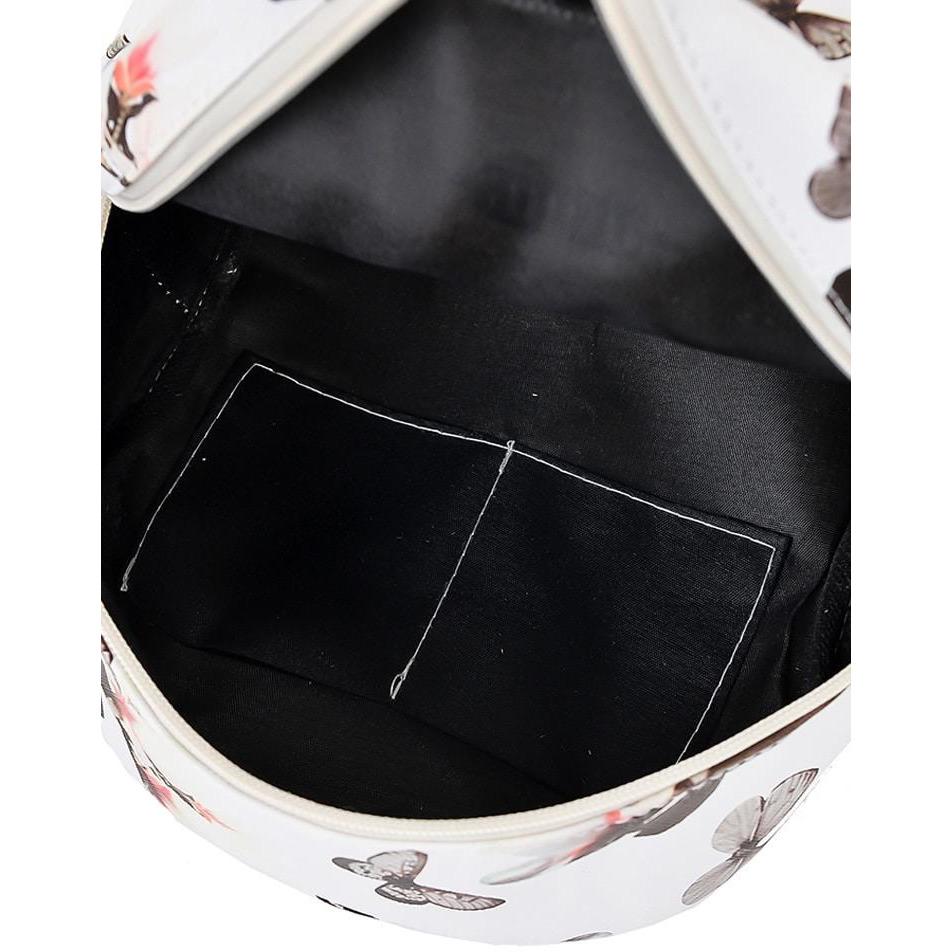 Vintage Flower Print Backpack