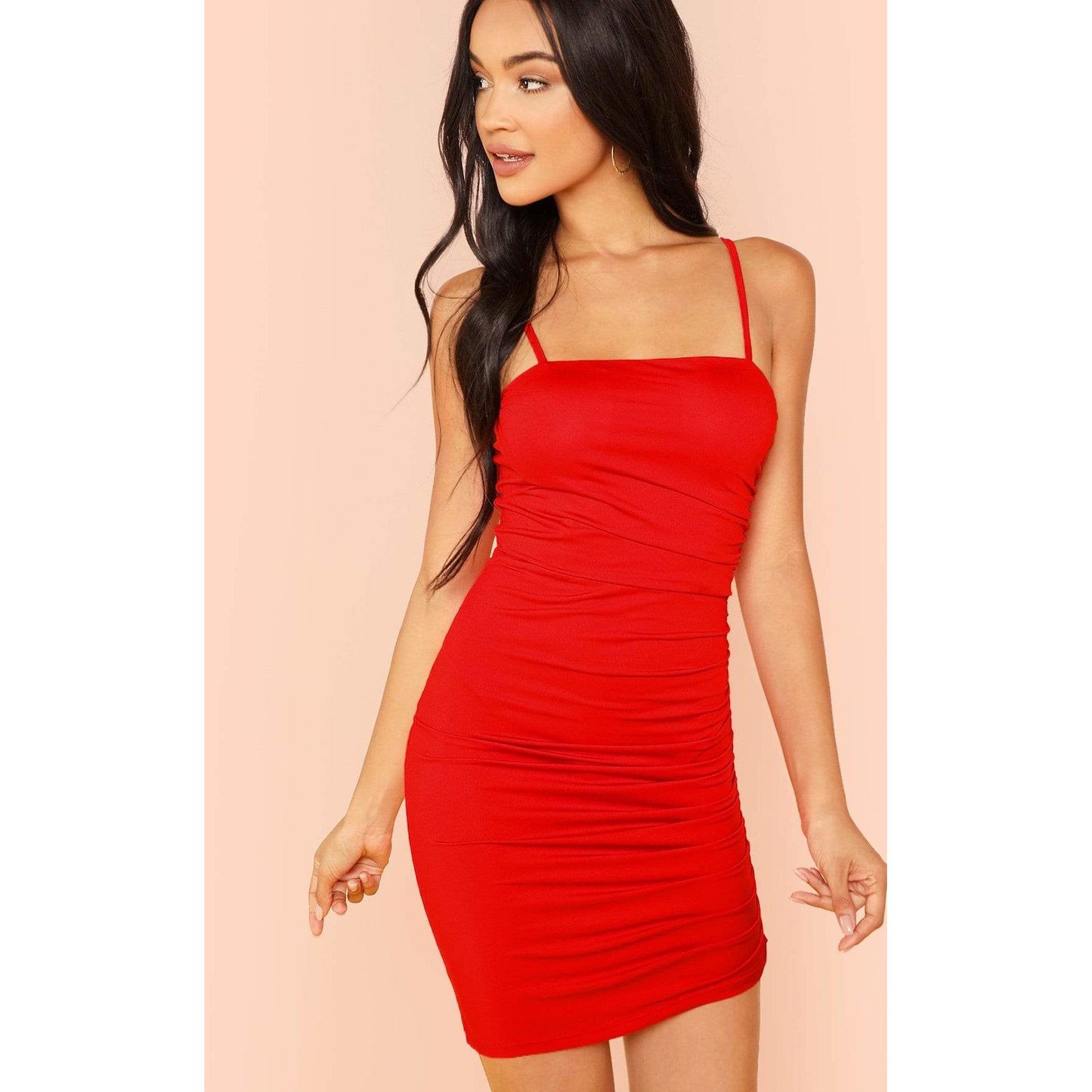 Britt Solid Cami Dress