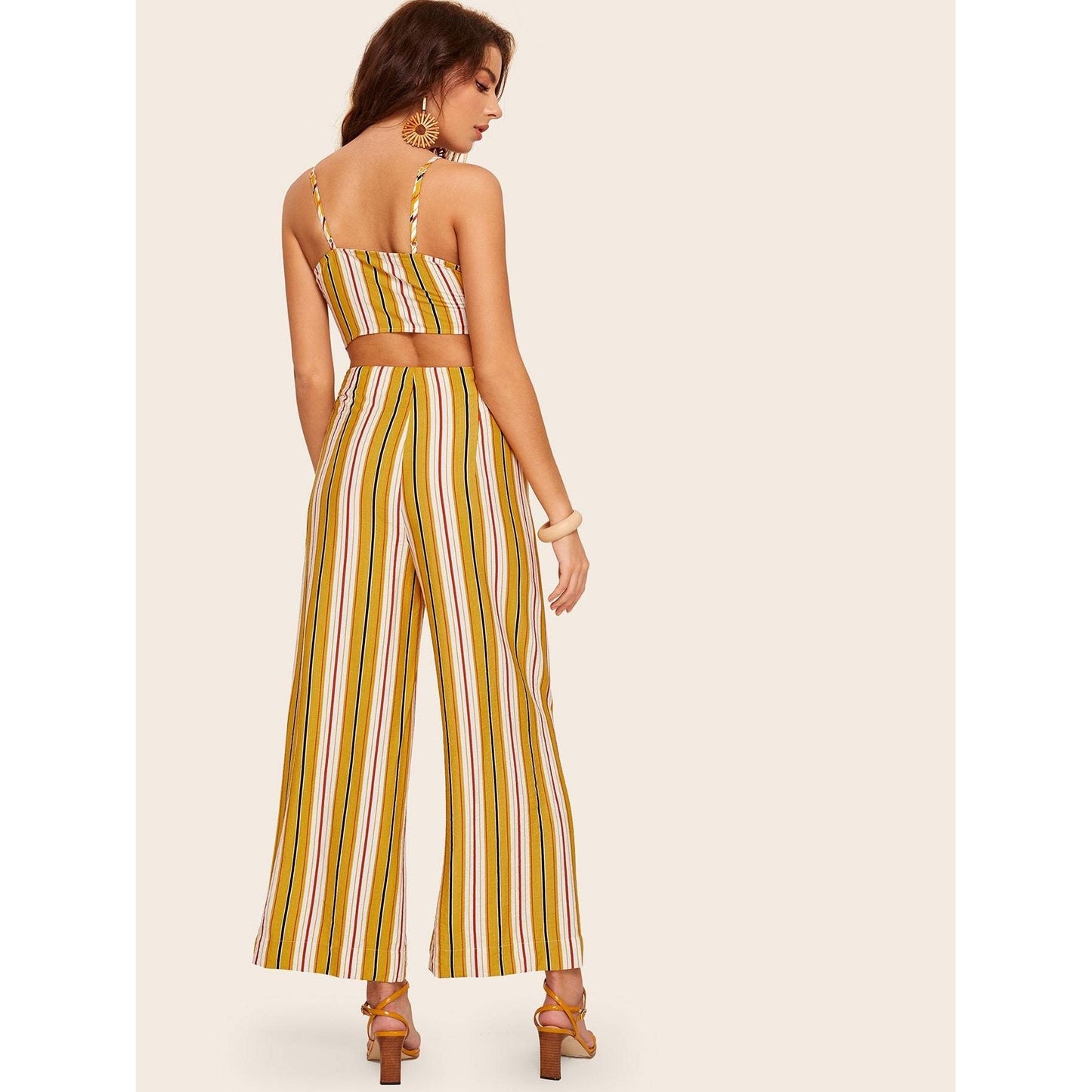 Too Smooth Striped Yellow Set