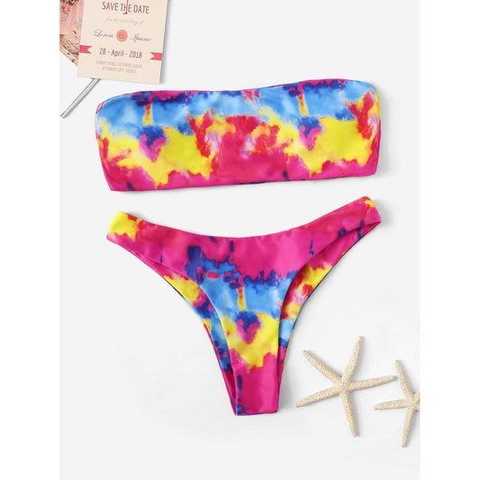 Peace Tie Dye Bikini Set