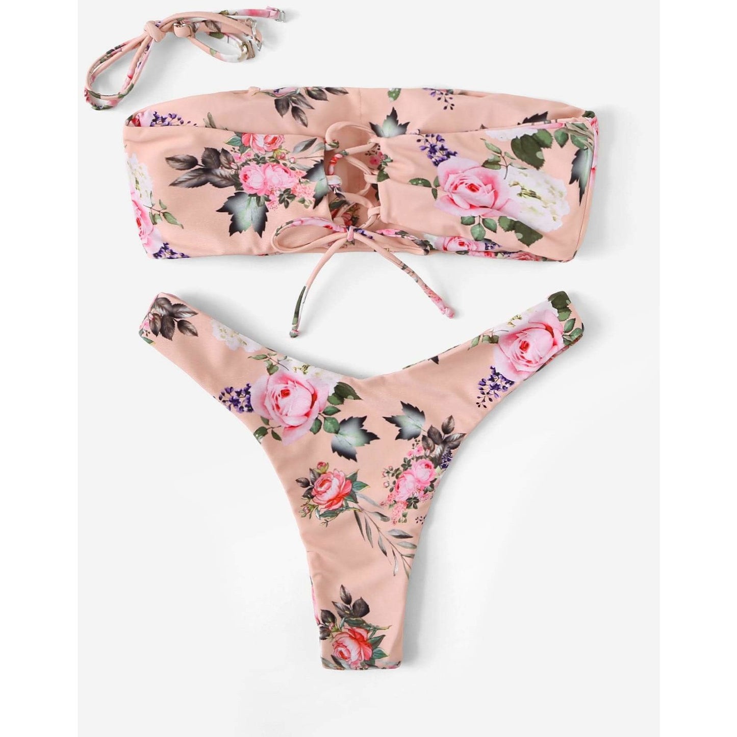 Tiff Floral Micro Bikini Set