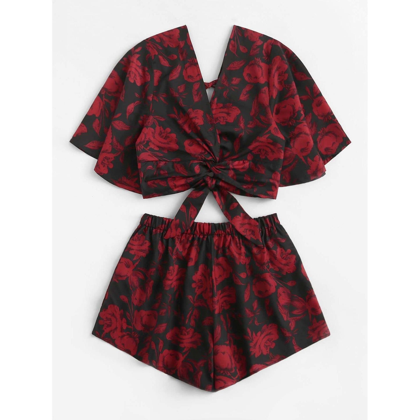 Jessey Floral Print Knot Set