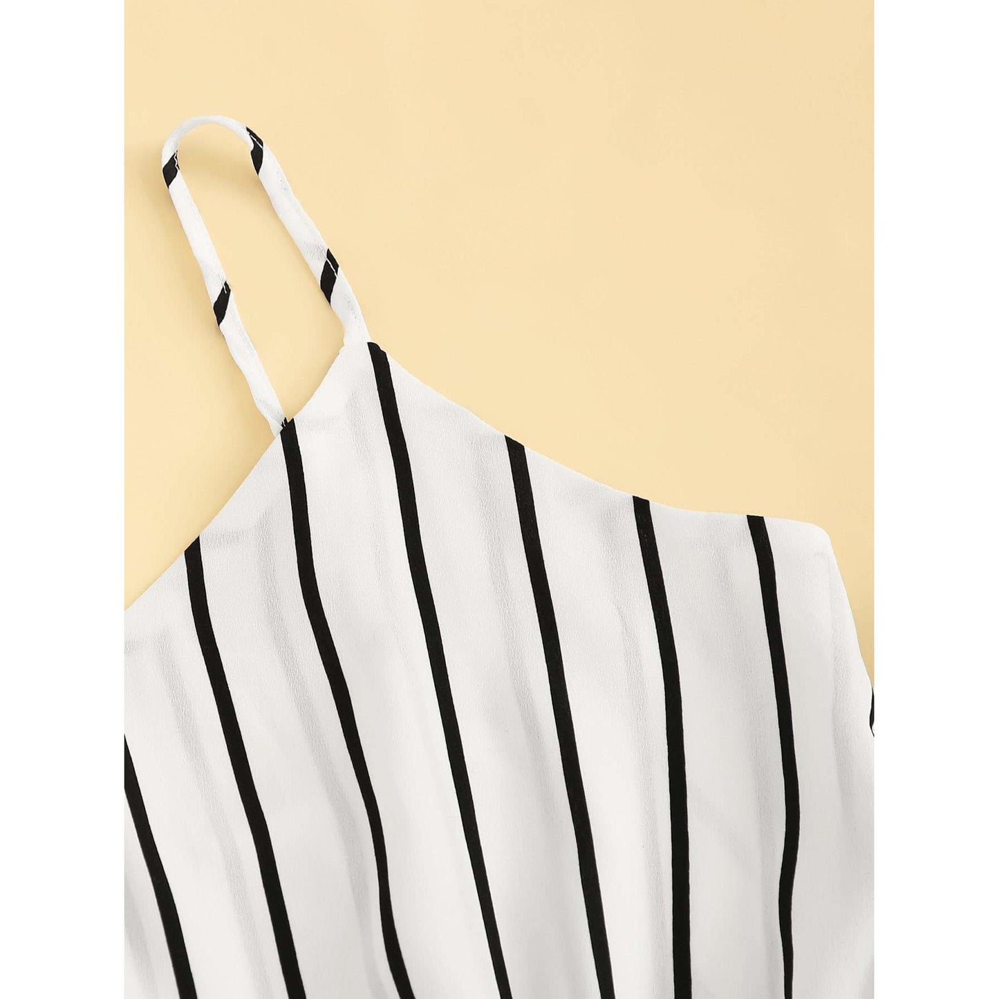 Camille Knot Back Striped Set