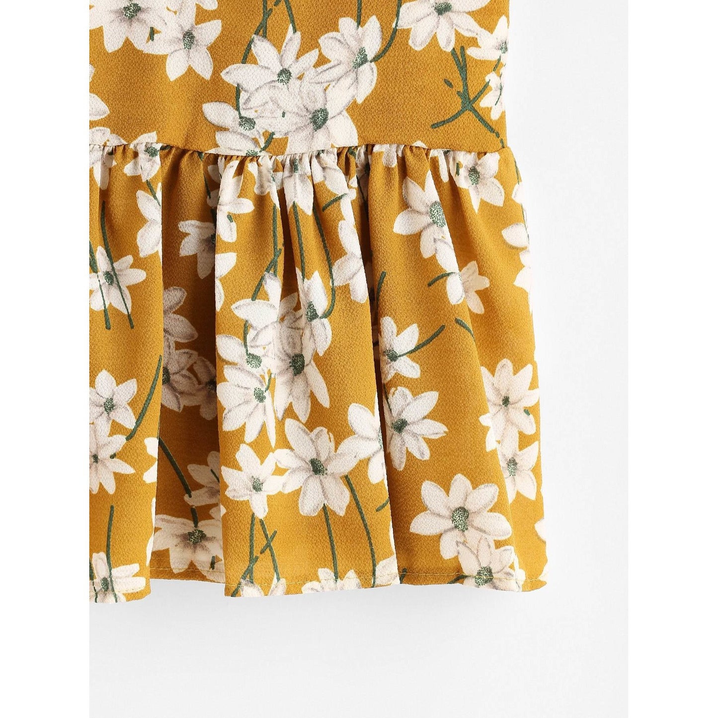 Floral Print Random Babydoll Cami Top