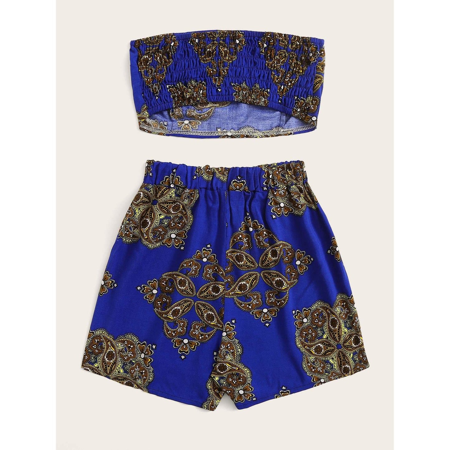 Paisley Tube Top Set